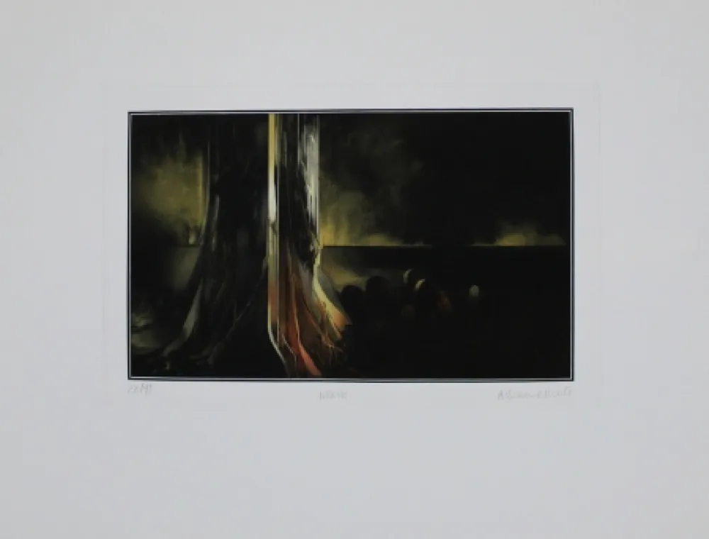 Aguafuerte Y Aguatinta Bongibault - Nagas