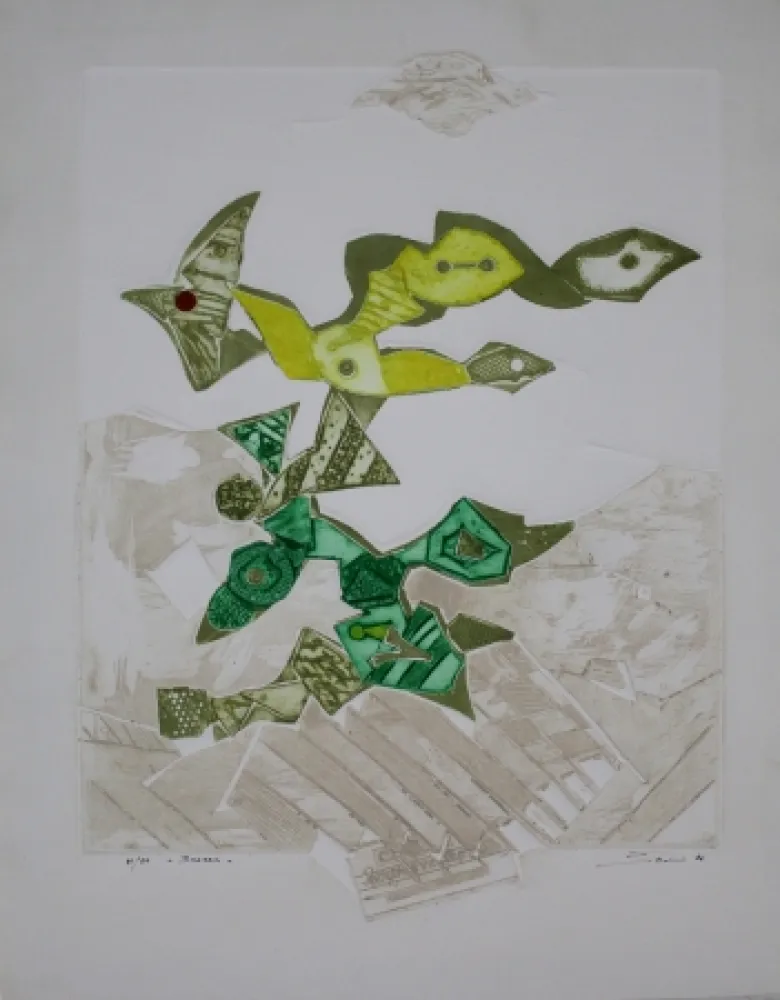 Aguafuerte Y Aguatinta Boni - Brezza