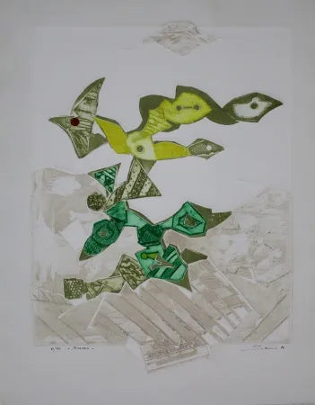 Aguafuerte Y Aguatinta Boni - Brezza