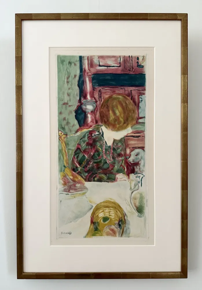 Aguafuerte Y Aguatinta Bonnard -  La Femme au chien