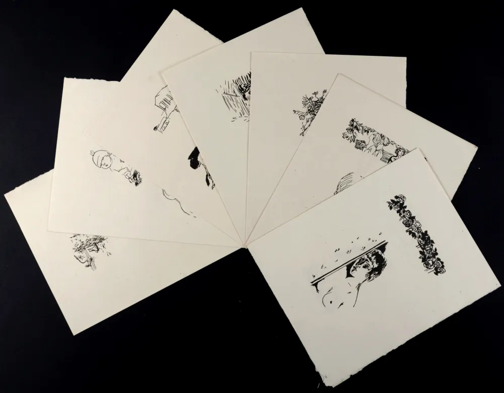 Grabado En Madera Bonnard - La Vie de Sainte Monique, Suite de bois non utilisés #II, 1930