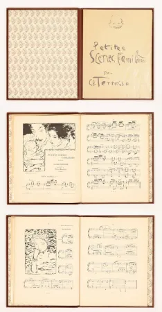 Libro Ilustrado Bonnard - Petites scènes familières Pour Piano. 20 lithographies originales de Pierre Bonnard (1893)