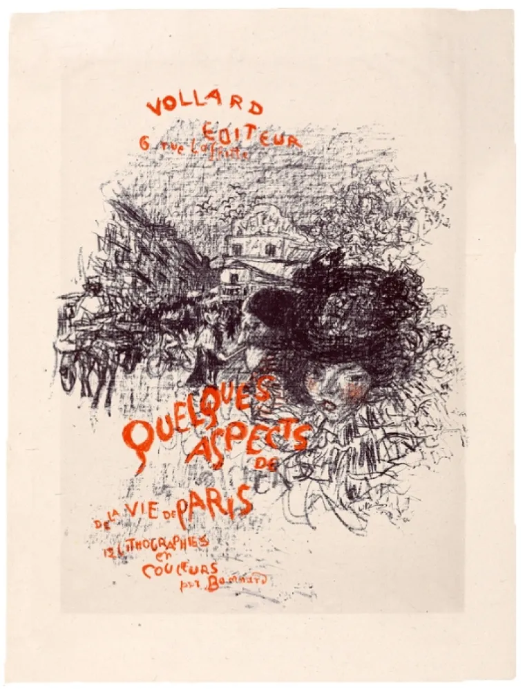 Litografía Bonnard - Quelques aspects de la vie de Paris 
