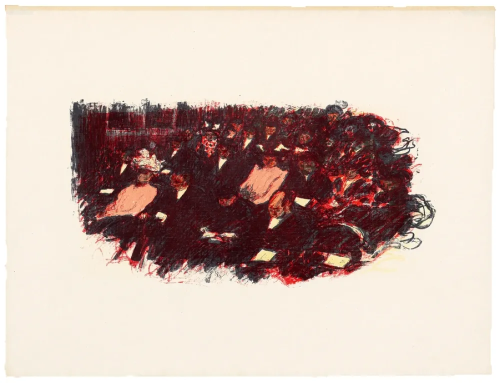 Litografía Bonnard - Quelques aspects de la vie de Paris 7