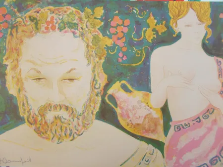 Litografía Bonnefoit - Le couple