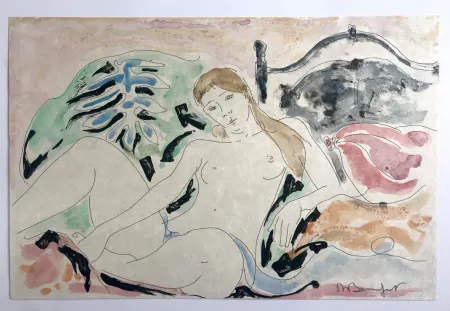 Monotipo Bonnefoit - Nu (de la série des suites)