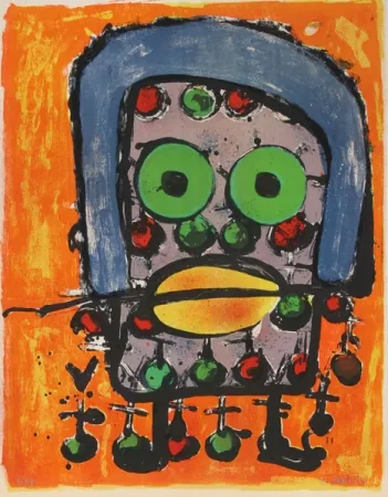 Litografía Bordas -  L'Homme