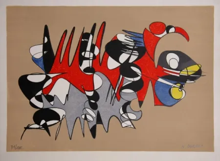 Litografía Bordas - Untitled