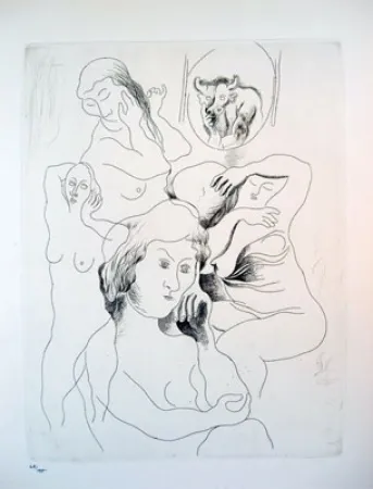 Aguafuerte Bores - Carpeta