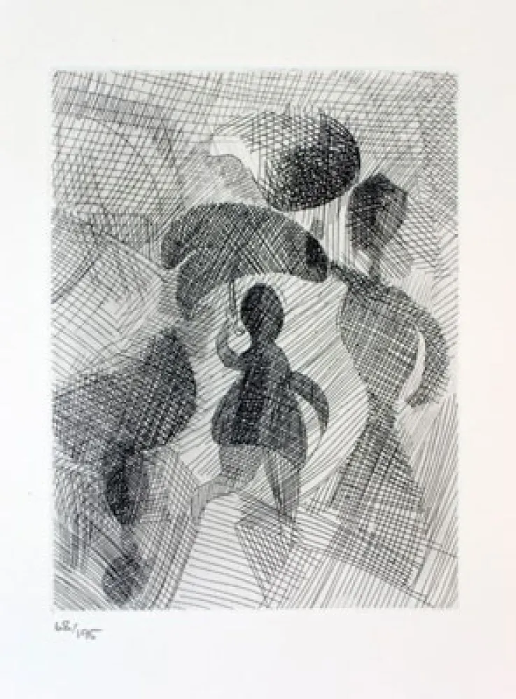 Aguafuerte Bores - Carpeta