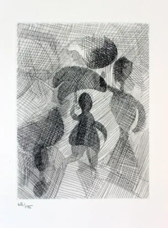 Aguafuerte Bores - Carpeta