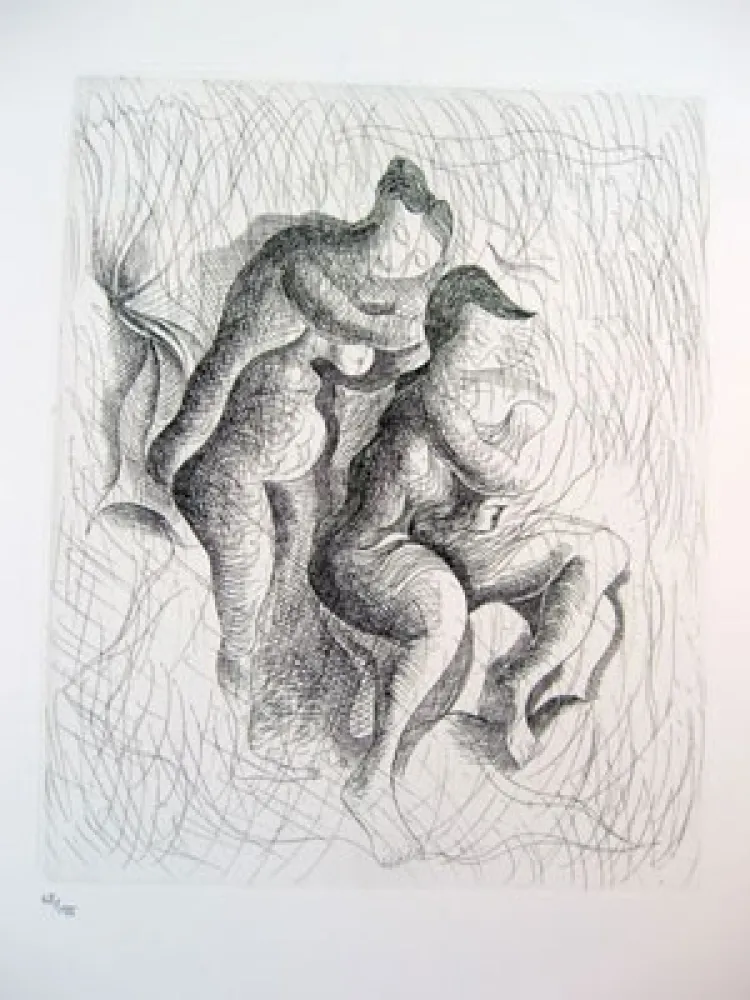 Aguafuerte Bores - Carpeta