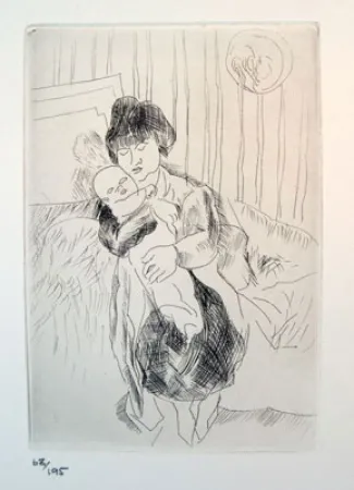 Aguafuerte Bores - Carpeta