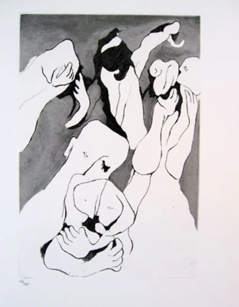 Aguafuerte Bores - Carpeta