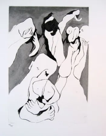 Aguafuerte Bores - Carpeta