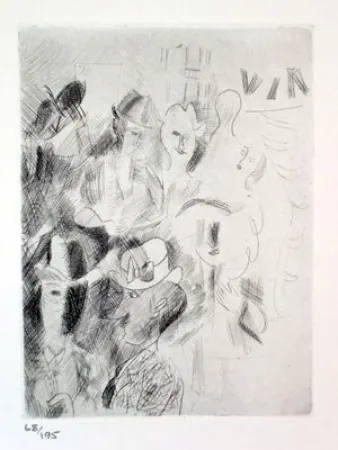 Aguafuerte Bores - Carpeta