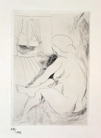 Aguafuerte Bores - Carpeta