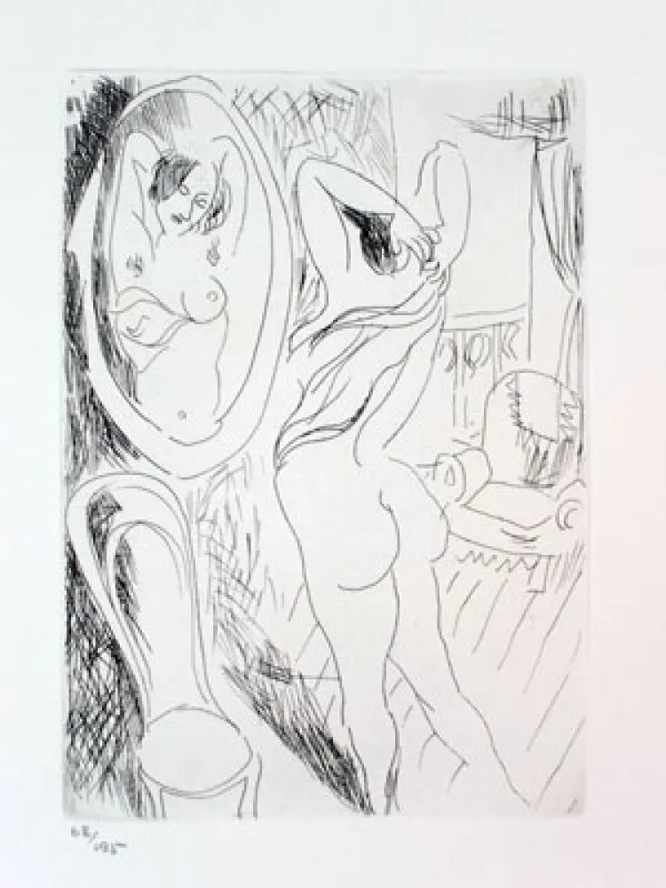 Aguafuerte Bores - Carpeta