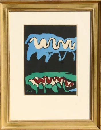 Litografía Bores - Earth from Verve Magazine, Vol. 1 