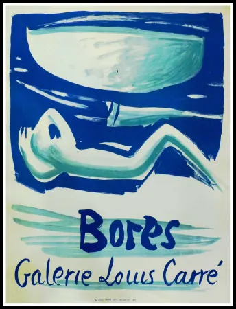 Cartel Bores - FRANCISCO BORES - GALERIE LOUIS CARRÉ