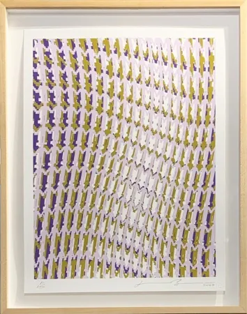 Serigrafía Borofsky - Human Structures and the Light of Consciousness for Obama from the Artists for Obama Portfolio