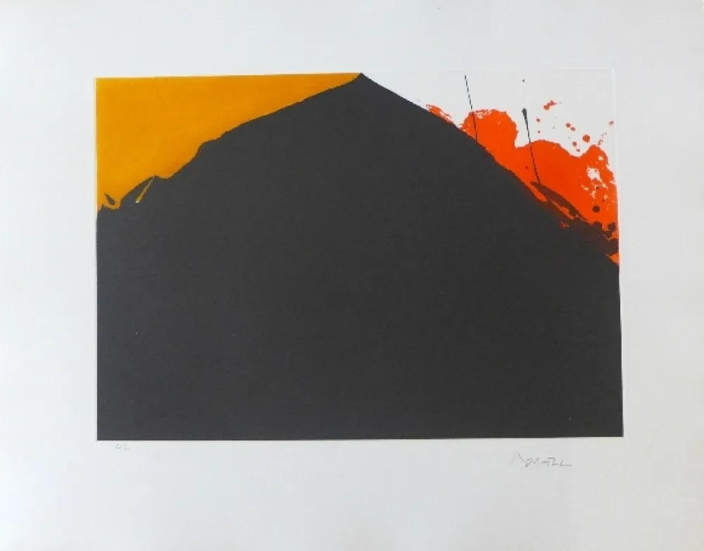 Grabado Borrell Palazón - Records de paisatge 1