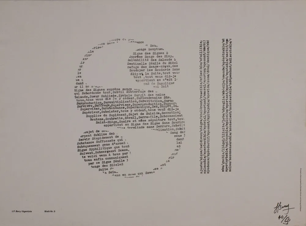 Serigrafía Bory - Agentzia, Blatt-nr. 3