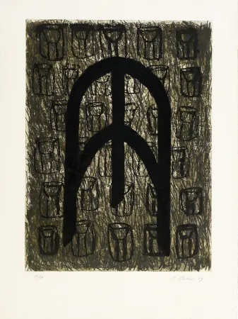 Grabado Boshier - Contained Though I. Formation