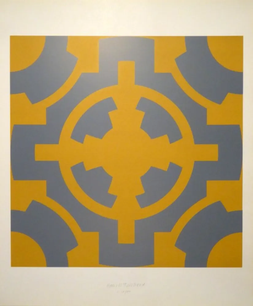 Serigrafía Bosshard - Zentralsymmetrische Architekturgrundrisse. 