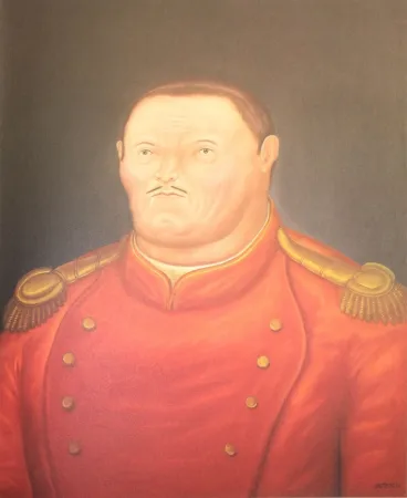 Litografía Botero - Field Marshall