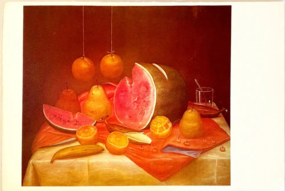 Litografía Botero - Nature morte