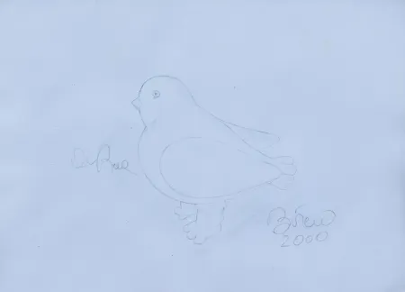 Serigrafía Botero - Paloma, 2000