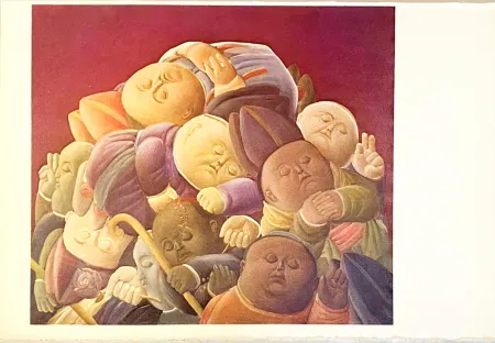 Litografía Botero - Untitled