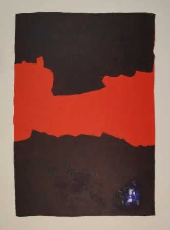 Litografía Bott - Composition (Paysage suspendu)