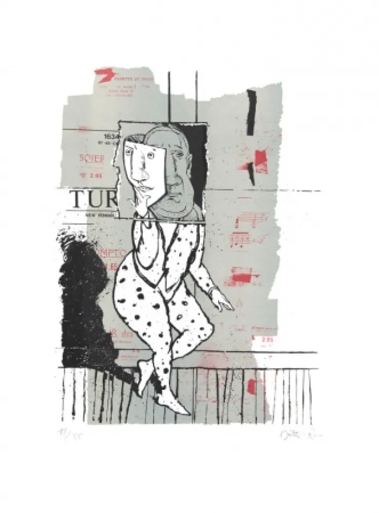 Litografía Botti  - Figure