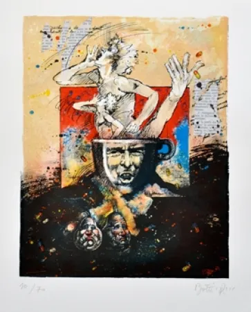 Litografía Botti  - Sans titre