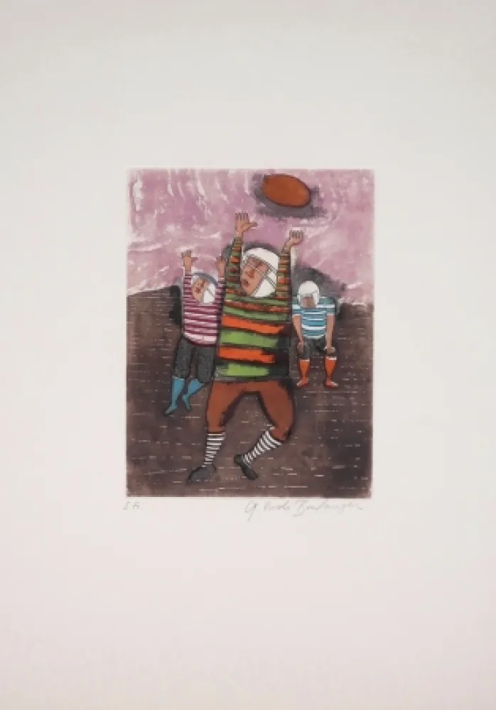 Aguatinta Boulanger - Jeu de Ballon