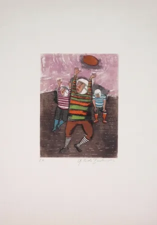 Aguatinta Boulanger - Jeu de Ballon