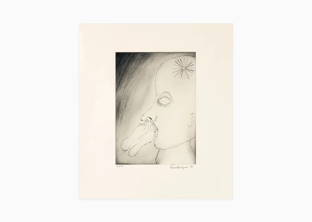 Grabado Bourgeois - Smell of the feet (The)