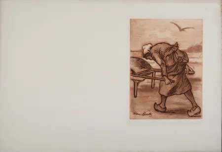 Grabado Boutet - Cancalaise (E), c. 1900