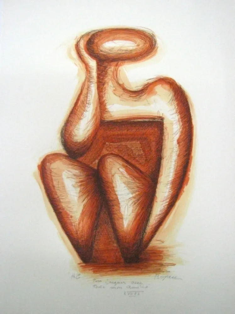 Litografía Boyan - Untitled