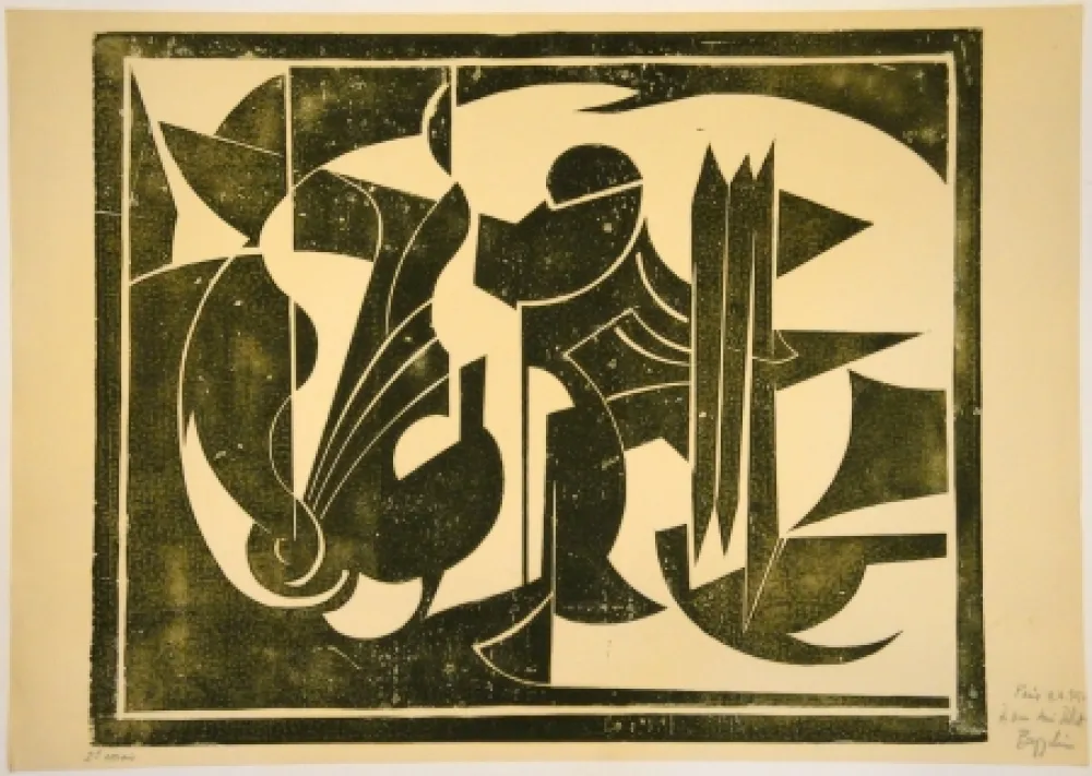 Linograbado Bozzolini - Untitled