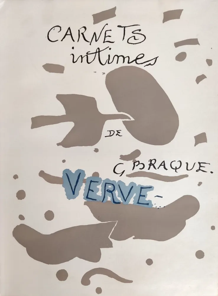 Litografía Braque (After) - Carnets intimes de Braque I