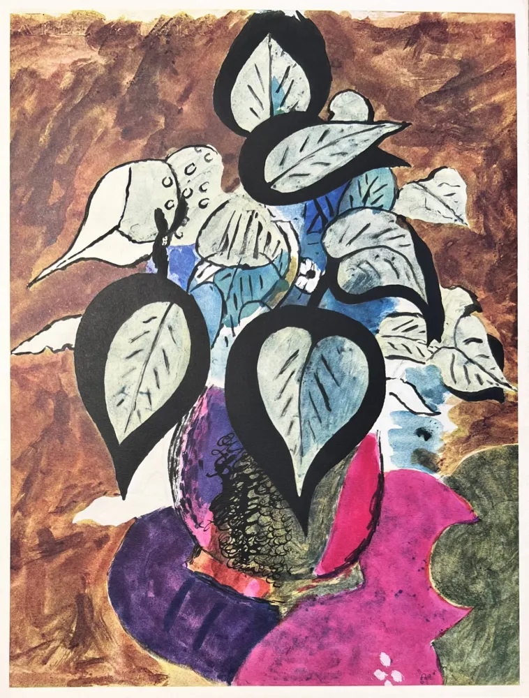 Litografía Braque (After) - Carnets intimes de Braque VIII