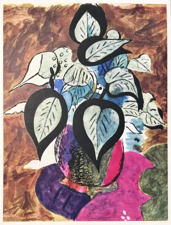 Litografía Braque (After) - Carnets intimes de Braque VIII