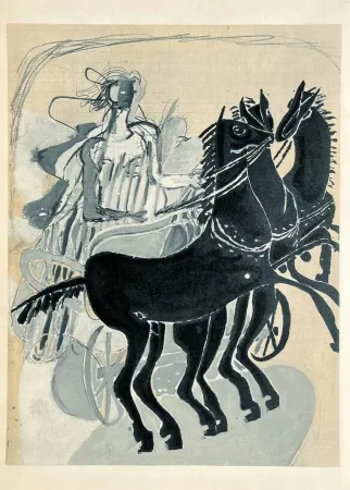 Litografía Braque (After) - Carnets intimes de Braque XI