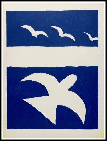 Litografía Braque (After) - LES OISEAUX