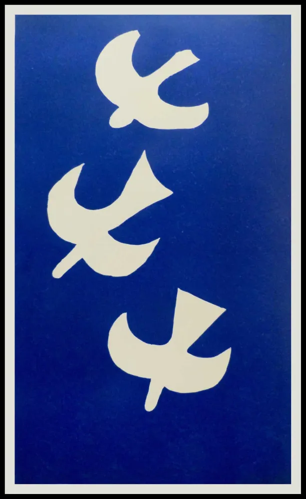 Litografía Braque (After) - TROIS OISEAUX
