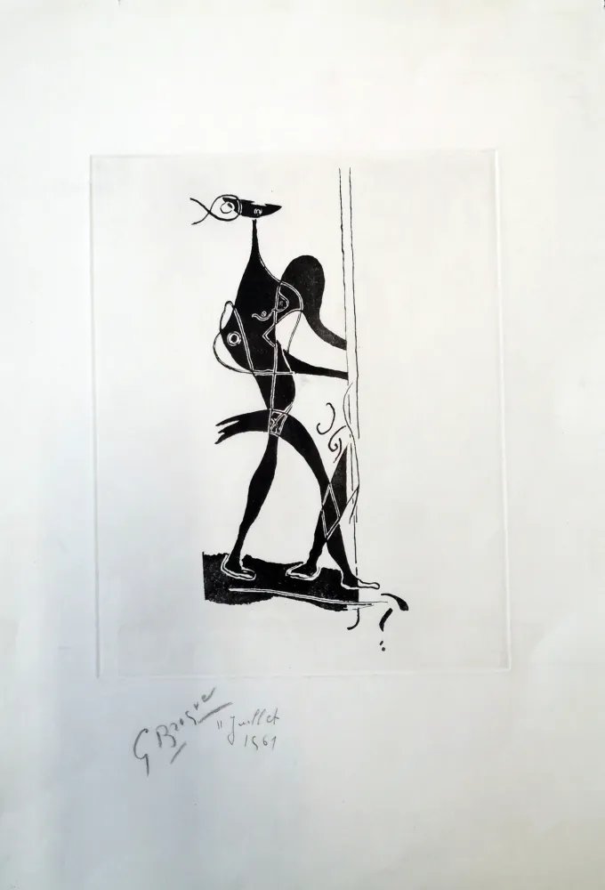 Aguafuerte Y Aguatinta Braque - Ajax