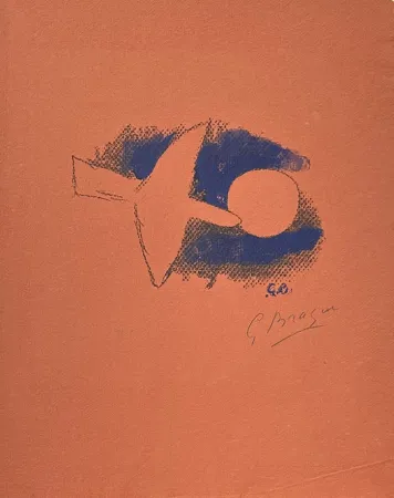Litografía Braque - Astre et oiseau